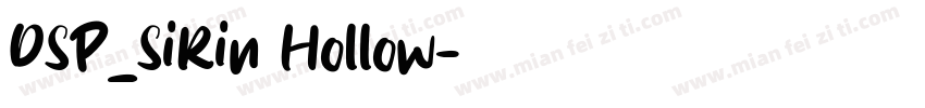 DSP_SiRin Hollow字体转换